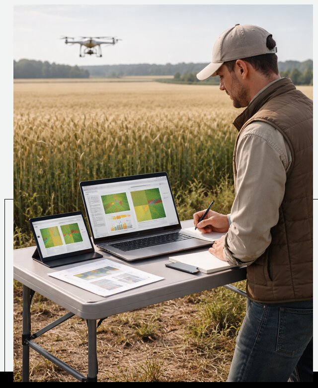 Система AI прогнозирования урожайности для точных агрономий в Бийске