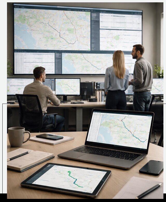 Трекинг грузов и Fleet Management, мониторинг автопарка в Бийске